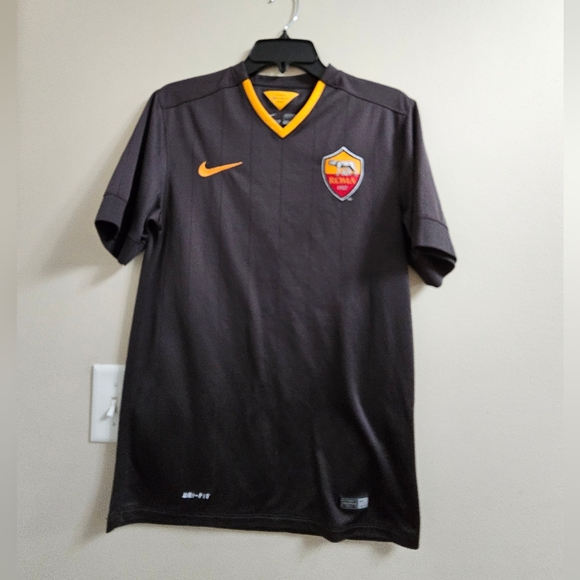 Authentic Nike AS Roma 2014-15 Third Soccer Jersey - Size Small -